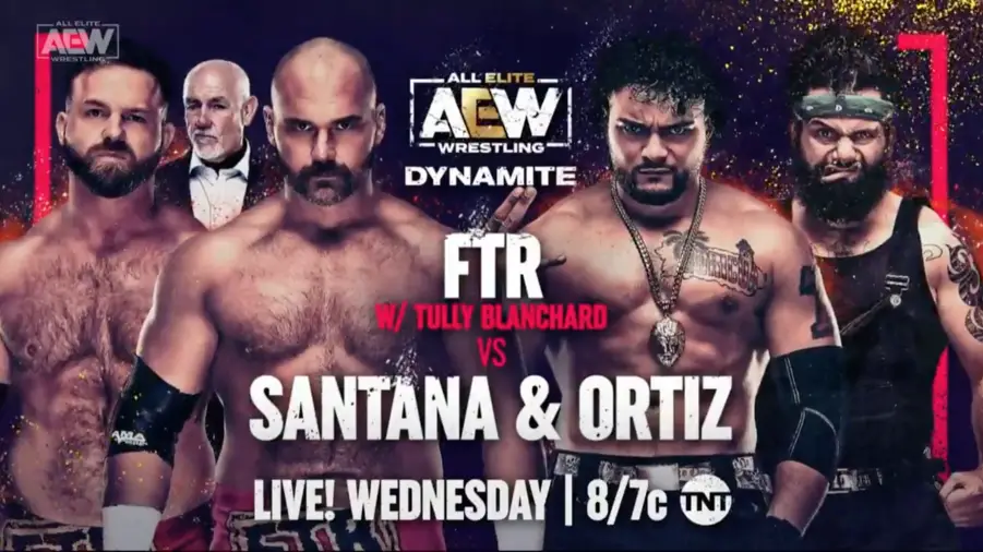 Ftr Vs Santana And Ortiz Rematch Set For Aew Dynamite Cultaholic Wrestling 2736